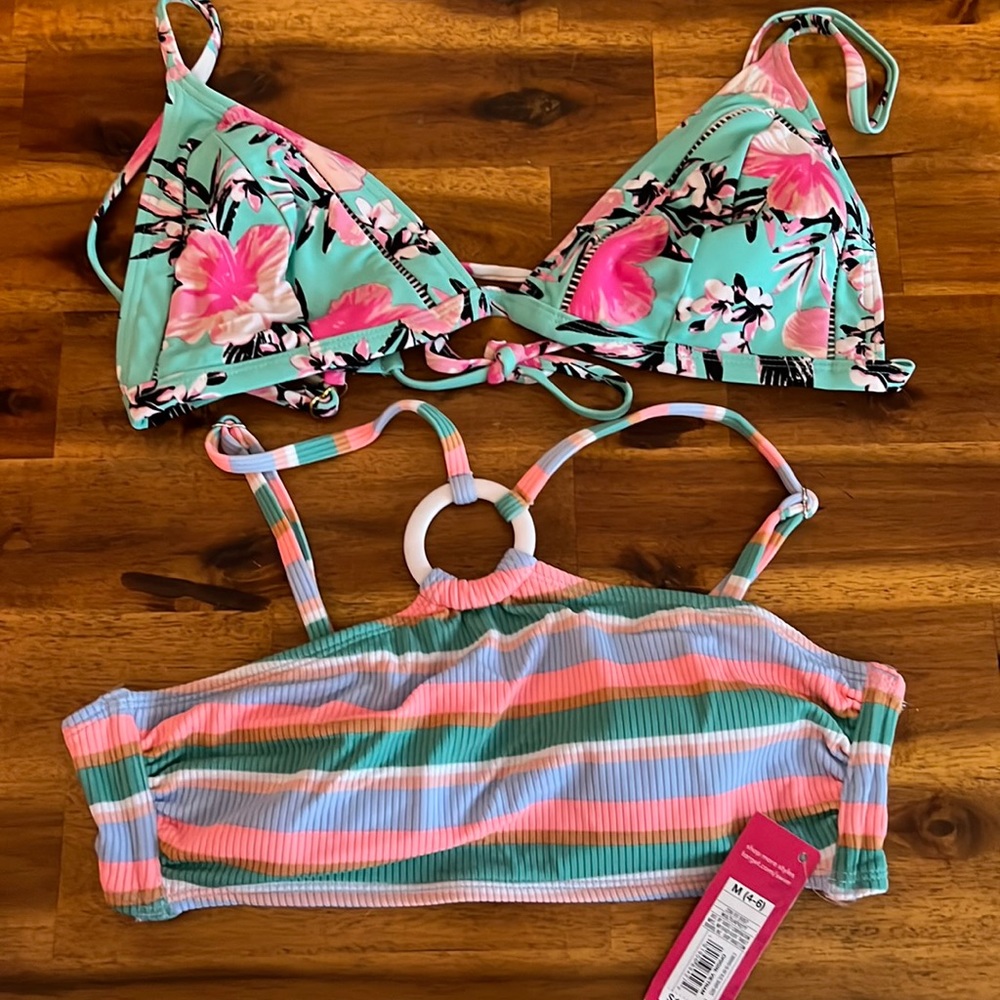 2 bikini tops